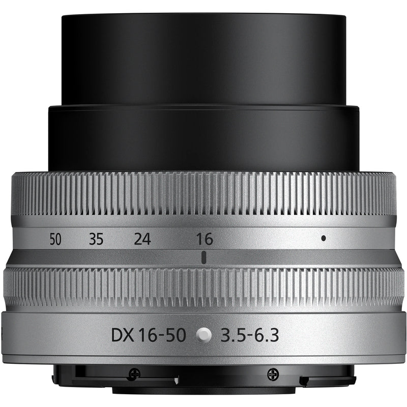 Nikon NIKKOR Z DX 16-50mm f/3.5-6.3 VR Lens (Silver)