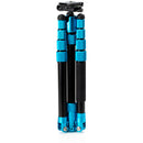 Benro MeFOTO RoadTrip Pro Aluminum Series 1 Travel Tripod with Ball Head and Monopod (Pacific Blue)