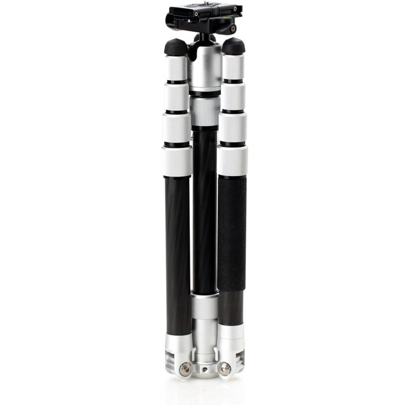 Benro MeFOTO RoadTrip Pro Carbon Fiber Series 1 Travel Tripod with Ball Head and Monopod (Silver)