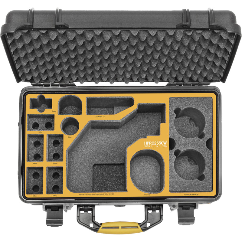 HPRC 2550W Wheeled Hard Case for Sony FX6 Camera