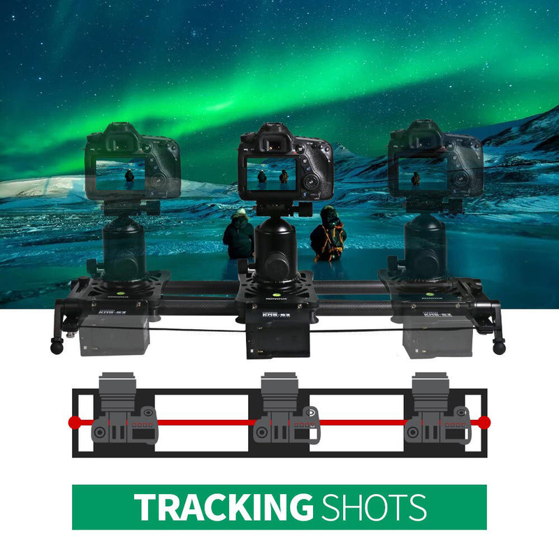 Konova P1 Carbon Slider with KMS-S3 Wireless Motorized System (47.2")