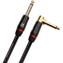 Monster Cable Prolink Bass Series Right-Angle 1/4" Male to Straight 1/4" Male Instrument Cable (12')