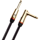 Monster Cable Prolink Rock Series Right-Angle 1/4" Male to 1/4" Male Instrument Cable (21')