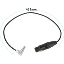CAMVATE 3-Pin XLR to Right-Angle 6-Pin LEMO Audio Cable for ALEXA Mini LF