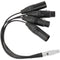 CAMVATE 10-Pin LEMO-Type to 3-Pin XLR Audio Breakout Cable for Atomos Shogun/Inferno (13.7")