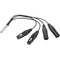 CAMVATE 10-Pin LEMO-Type to 3-Pin XLR Audio Breakout Cable for Atomos Shogun/Inferno (13.7")