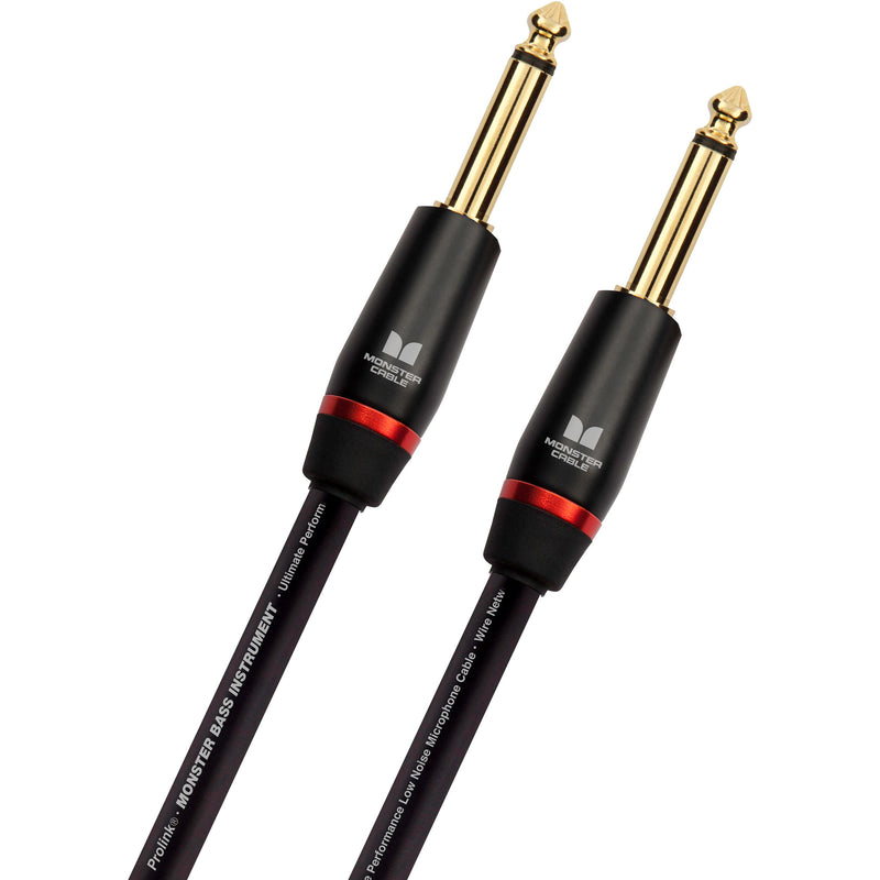 Monster Cable Prolink Bass Series 1/4" Male to 1/4" Male Instrument Cable (12')
