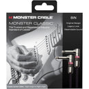 Monster Cable Prolink Classic Series Right-Angle 1/4" Male to Right-Angle 1/4" Male Instrument Cable (8")