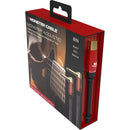 Monster Cable Prolink Acoustic Series Right-Angle 1/4" Male to Right-Angle 1/4" Male Instrument Cable (8")