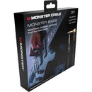 Monster Cable Prolink Bass Series Right-Angle 1/4" Male to Straight 1/4" Male Instrument Cable (12')