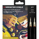 Monster Cable Prolink Rock Series 1/4" Male to 1/4" Male Instrument Cable (3')