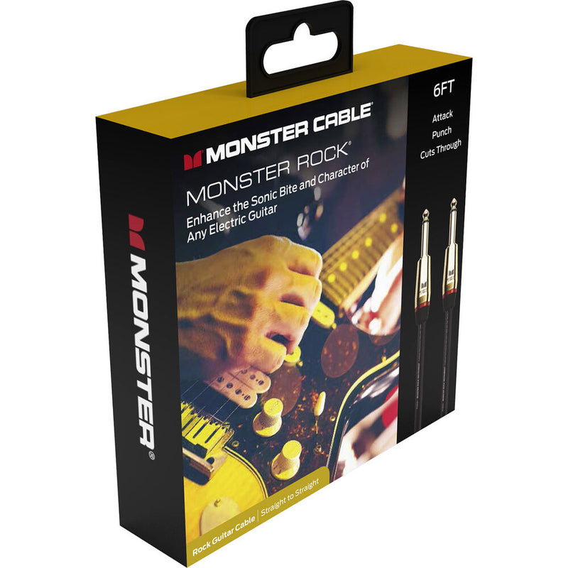 Monster Cable Prolink Rock Series 1/4" Male to 1/4" Male Instrument Cable (6')