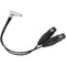 CAMVATE 10-Pin to Dual XLR Audio Input Cable for Shogun Inferno (Right Angle)