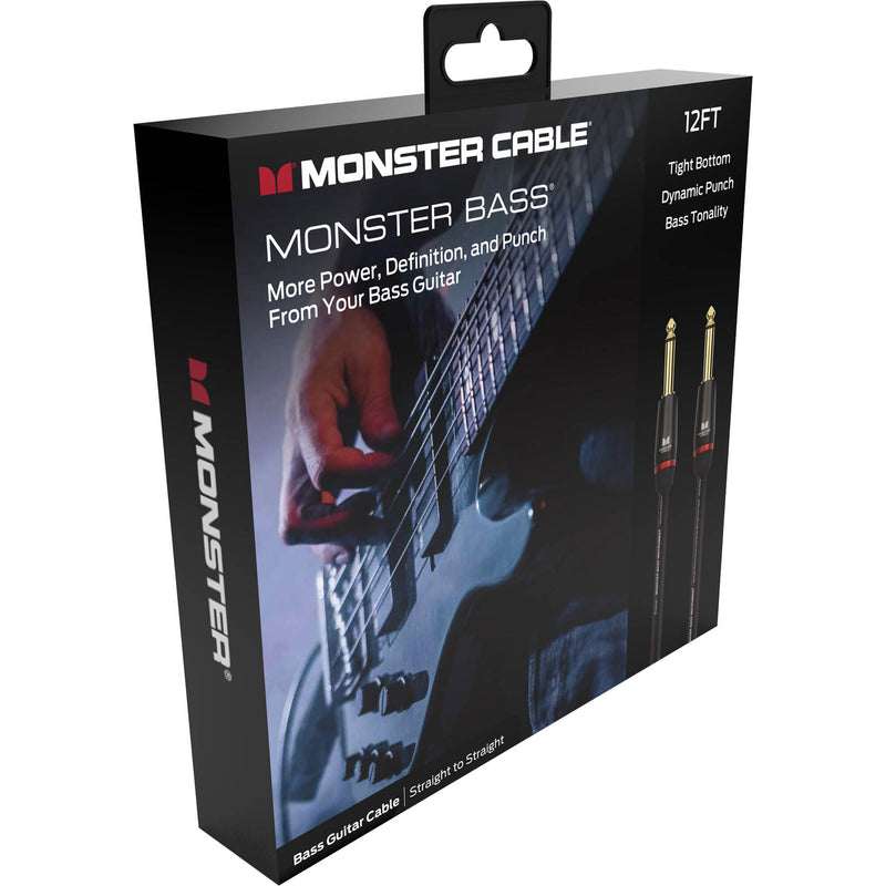 Monster Cable Prolink Bass Series 1/4" Male to 1/4" Male Instrument Cable (12')