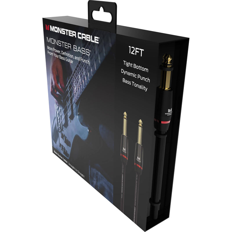 Monster Cable Prolink Bass Series 1/4" Male to 1/4" Male Instrument Cable (12')