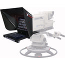 Telescript FPS150S-NDI 15" On-Camera Flat Panel Prompting System with Large Hood and Highbrite Monitor