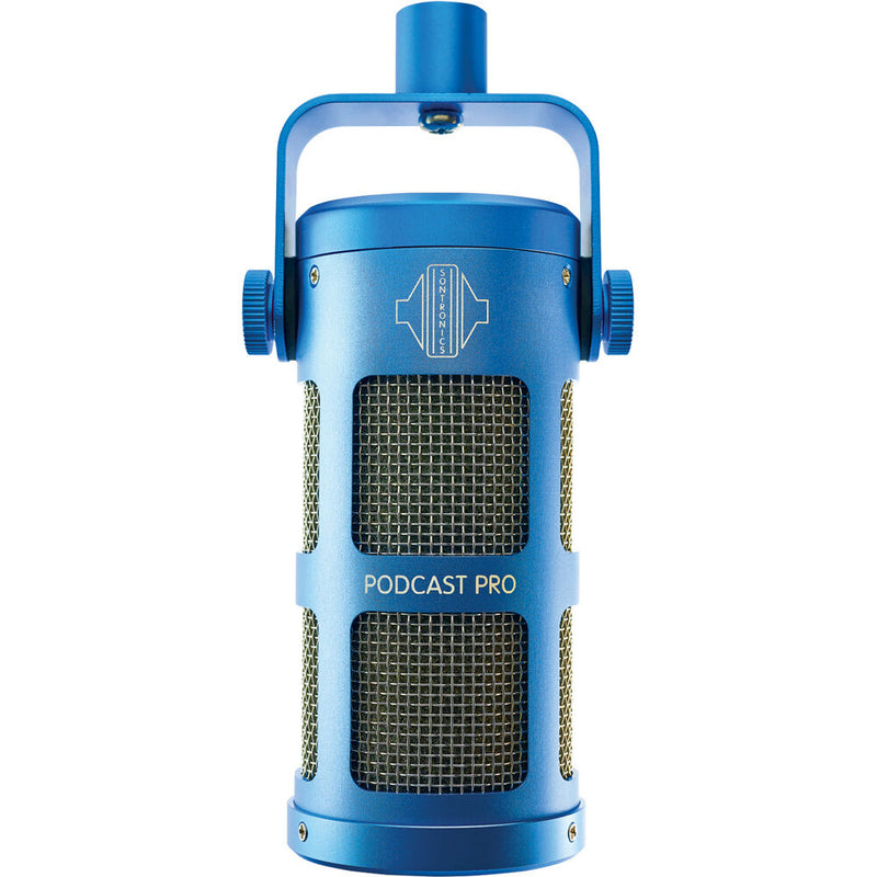 Sontronics PODCAST PRO Supercardioid Dynamic Broadcast Microphone (Blue)