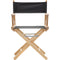 ConeCarts Short Director's Chair (18.9", Natural Frame, Cotton Fabric)