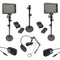Bescor XT16 2-Light Kit with Tabletop Stands, Batteries, and Microphone