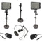 Bescor 2-Light Streamer Kit with Mic and Stands