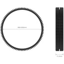 SmallRig Seamless Focus Gear Ring (66 to 68mm)