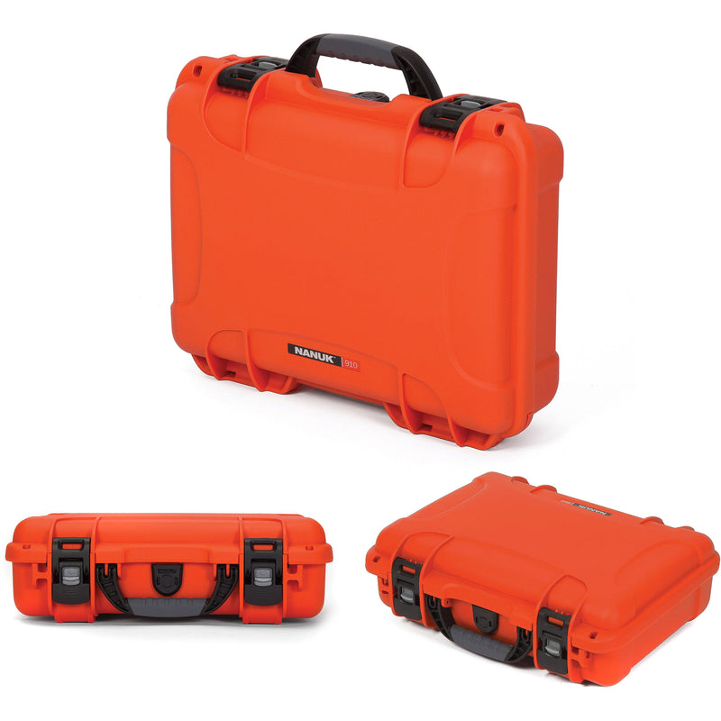 Nanuk 910 Waterproof Hard Case for Rode Newsshooter (Orange)