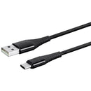 Monoprice AtlasFlex USB 2.0 Type-C to Type-A Kevlar-Reinforced Nylon-Braid Cable (1.5', Black)