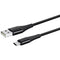 Monoprice AtlasFlex USB 2.0 Type-C to Type-A Kevlar-Reinforced Nylon-Braid Cable (1.5', Black)