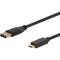 Monoprice Select USB 3.0 Type-C to Type-A Cable (1.5', Black)
