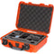 Nanuk 910 Waterproof Hard Case for Sennheiser ENG and Senal (Orange)