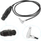 CAMVATE 3-Pin XLR to Right-Angle 5-Pin LEMO Audio Cable for ALEXA Mini (40")