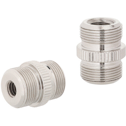 CAMVATE 1/4"-20 Female to 5/8"-27 Male and 3/8"-16 Female to 5/8"-27 Male Microphone Screw Adapter Set