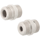 CAMVATE 1/4"-20 Female to 5/8"-27 Male and 3/8"-16 Female to 5/8"-27 Male Microphone Screw Adapter Set