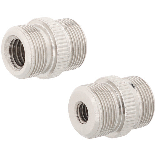 CAMVATE 1/4"-20 Female to 5/8"-27 Male and 3/8"-16 Female to 5/8"-27 Male Microphone Screw Adapter Set