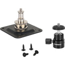 CAMVATE Wall/Ceiling Plate with Mounting Stud, 1/4"-20 Thread & Ball Joint Head