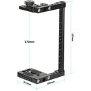 CAMVATE Camera Cage with Cheese-Style Top Handle