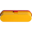 Kodak Steel 135mm Film Case (Red Lid/Yellow Body)