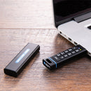 SecureData 128GB SecureUSB KP 256-Bit Encrypted USB 3.0 Flash Drive
