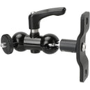 CAMVATE Dual Ball Head with 1/4"-20 Screw, Locking Lever & Wall Mount Base