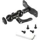 CAMVATE Dual Ball Head with 1/4"-20 Screw, Locking Lever & Wall Mount Base