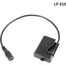 CAMVATE 2.1mm to Canon LP-E10 Dummy Battery Cable (10.6")