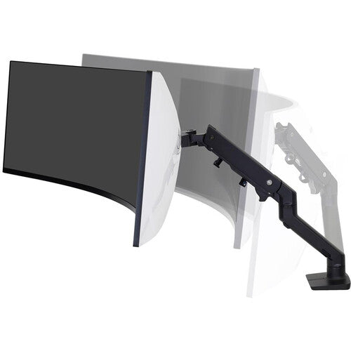 Ergotron HX Desk Monitor Arm with HD Pivot (Matte Black)