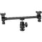 CAMVATE T-Bar Bracket Arm with Double Cold Shoe Mounts & Adjustable 1/4" Ball Head Holder