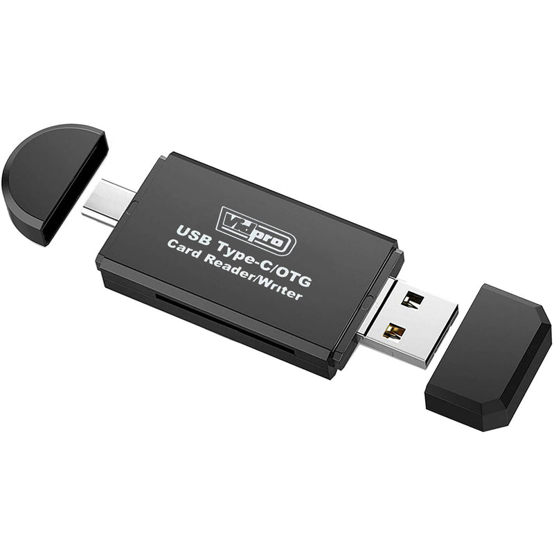 Vidpro SD and microSD Card Reader (USB Type-C / USB Type-A / Micro-USB)