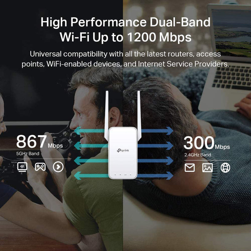 TP-Link RE315 AC1200 Dual-Band Wireless Mesh Wi-Fi Range Extender