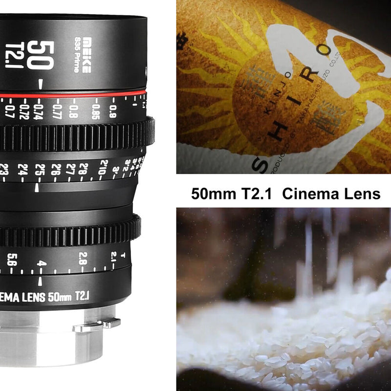 Meike 50mm T2.1 Super 35 Cine Prime Lens (EF Mount)