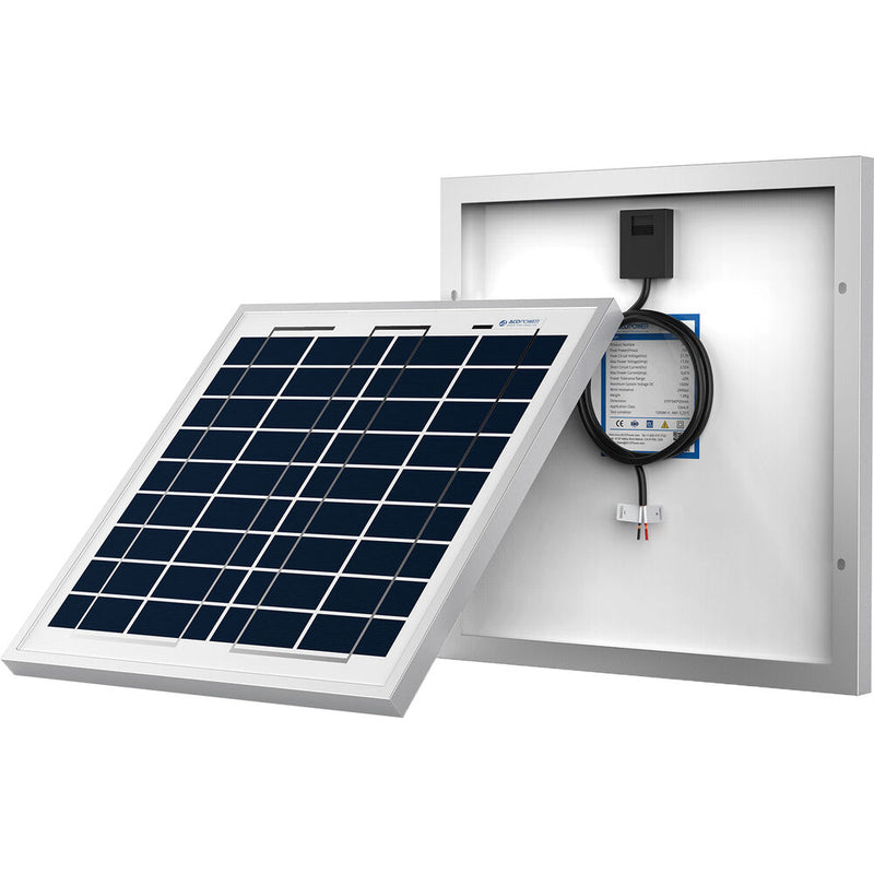 ACOPower 15-Watt Polycrystalline Solar Panel, 12V