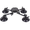 CAME-TV 4-Arm Suction Cup Mount Kit with RS 2 Power Adapter