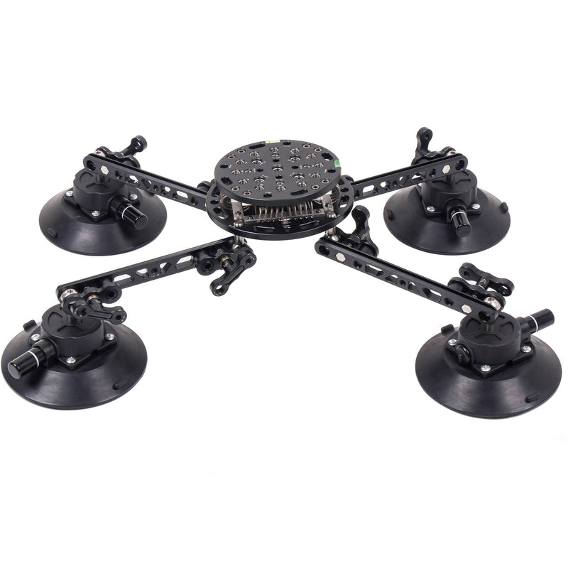 CAME-TV 4-Arm Suction Mount Kit with Power Adapter & Wireless Remote for Ronin RS2