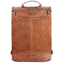 MacCase 16" Premium Leather Macbook Pro  Flight Jacket with Backpack (Vintage)